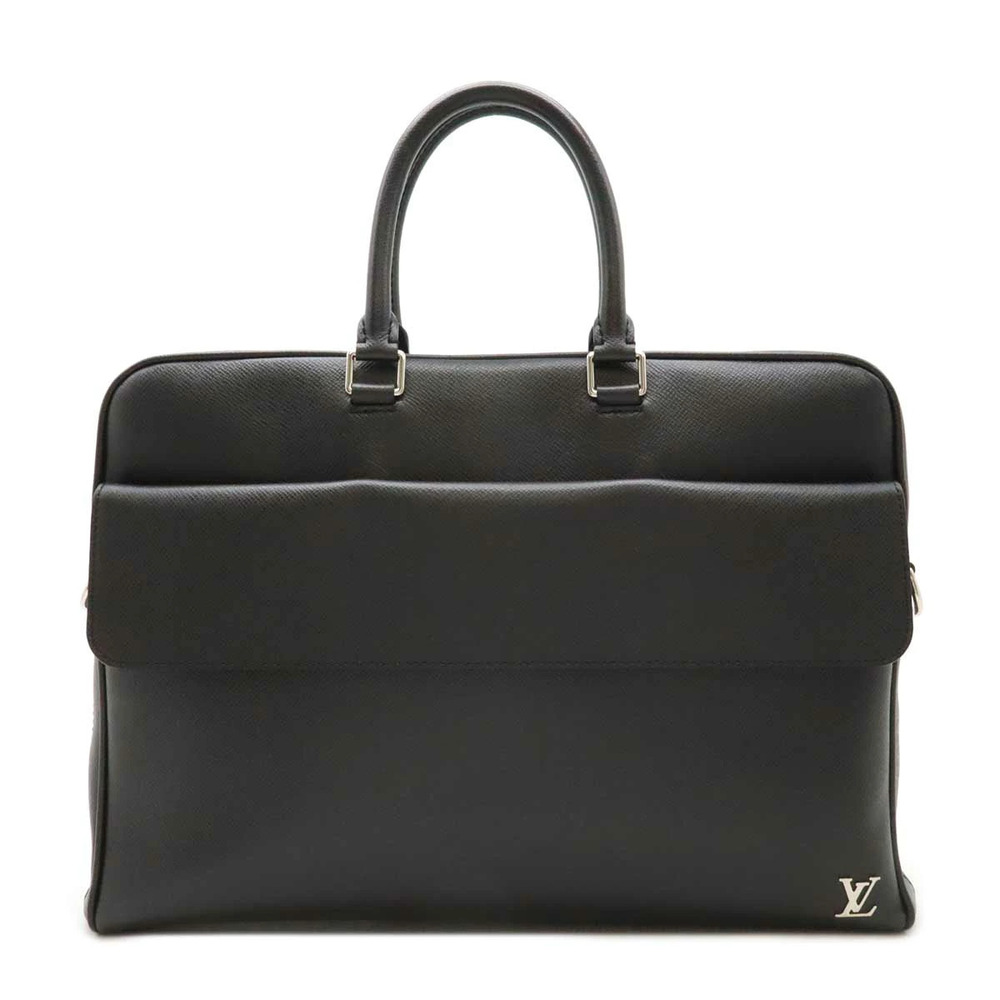 LOUIS VUITTON Taiga Alex Briefcase Business Bag Handbag Noir Black Strap